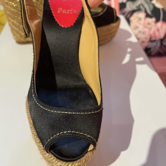 Christian LOUBOUTIN platform espadrilles. - Picture 4 of 6